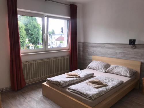 Postel nebo postele na pokoji v ubytování Makss