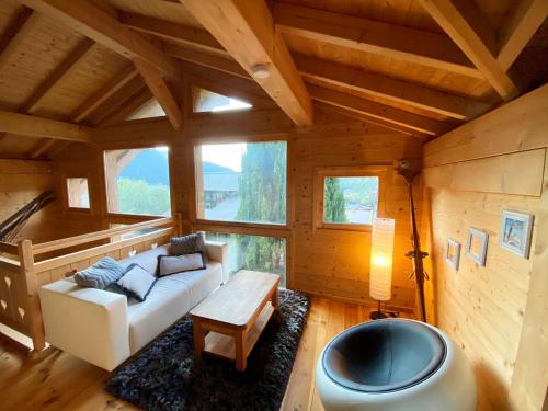 Postel nebo postele na pokoji v ubytování Chalet Rosalie