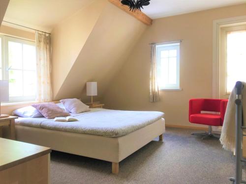 Llit o llits en una habitació de Vila Mares