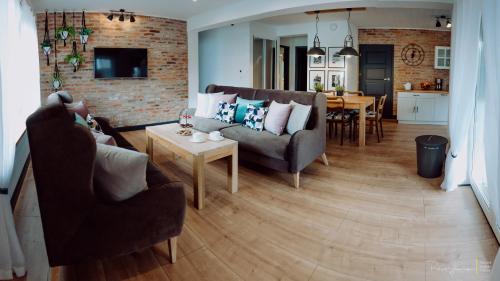 Posedenie v ubytovaní apartament BB