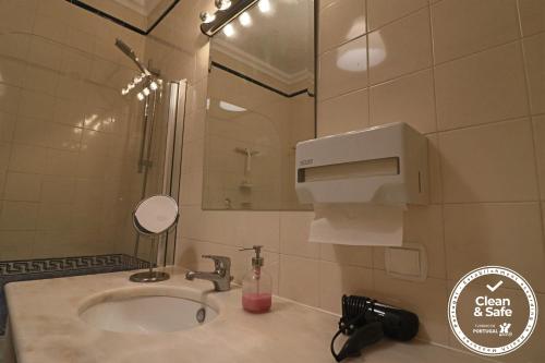 Koupelna v ubytování Cascais Estoril Apartment 400 m from Beach