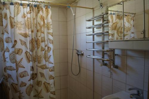 Ein Badezimmer in der Unterkunft Будиночок в Карпатах
