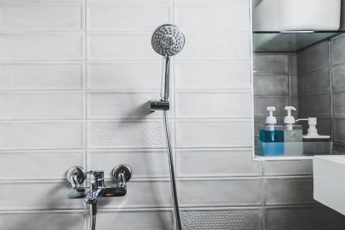 Koupelna v ubytování Ren Homestay