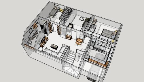 Půdorys ubytování Vár5 Apartman