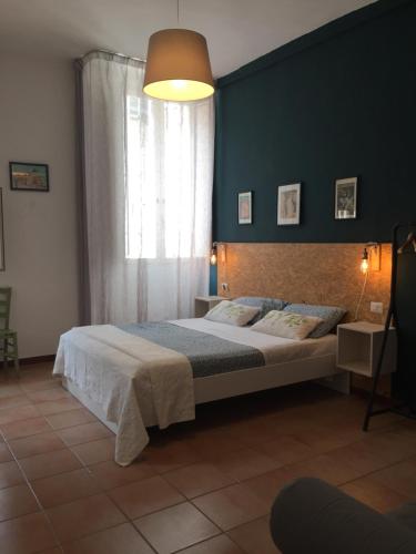Ένα ή περισσότερα κρεβάτια σε δωμάτιο στο B&B La Terrazza Napoli