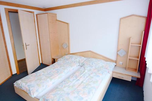 Postel nebo postele na pokoji v ubytování Bergfreude