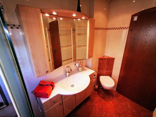 Koupelna v ubytování Ferienwohnung Maria Laach 3