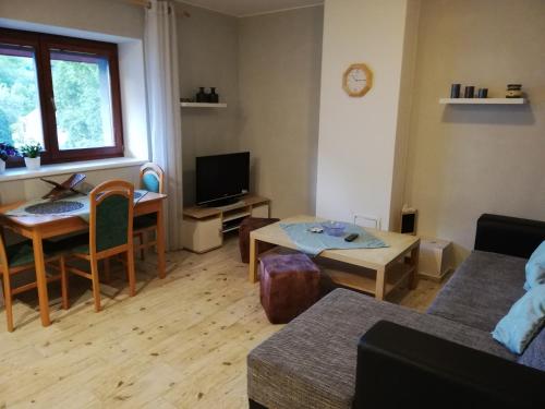 TV a/nebo společenská místnost v ubytování Apartmán u Kartouzky