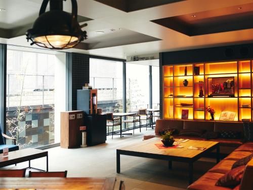 Χώρος καθιστικού στο Kyoto Granbell Hotel
