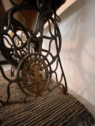 a close up of a bed with a iron frame at Antica Sosta dei Viandanti in Cadenazzo