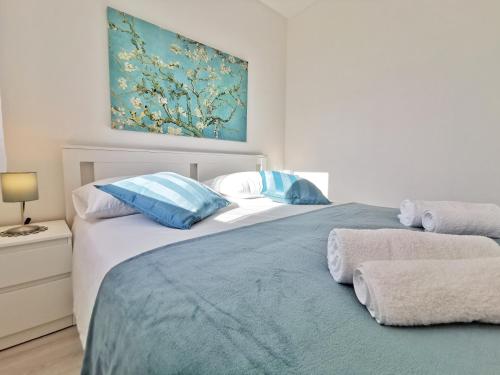 Postel nebo postele na pokoji v ubytování Apartment Marina