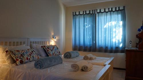 En eller flere senge i et værelse på Вила Бел Тауър - Villa Bell Tower