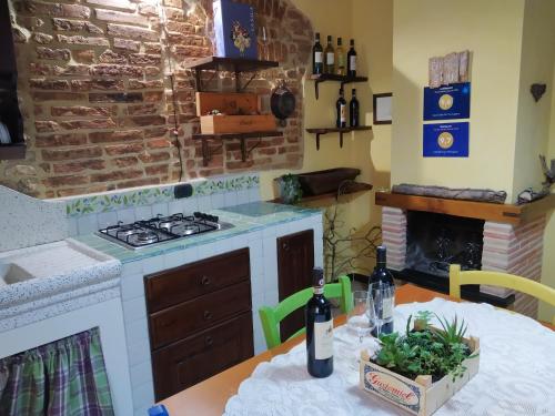 A cozinha ou cozinha compacta de Casa Giulia on Francigena