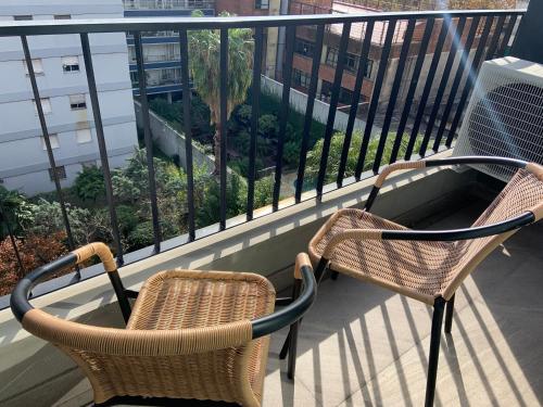 Balkón nebo terasa v ubytování Monroe Suites