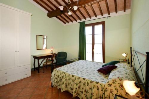 Giường trong phòng chung tại Casa VILLA IL BOSCHETTO