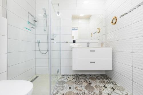 Koupelna v ubytování Osada Family Park