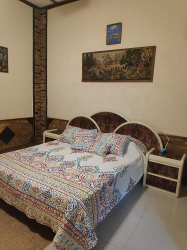 Ένα ή περισσότερα κρεβάτια σε δωμάτιο στο Casa D'Vilero en Temperley