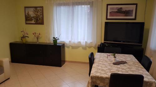 Μια τηλεόραση ή/και κέντρο ψυχαγωγίας στο Apartma PANORAMA