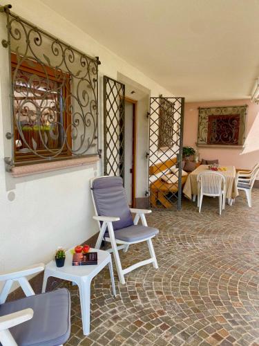 Χώρος καθιστικού στο Appartamento Le Colonne - Relais Villa Quercia
