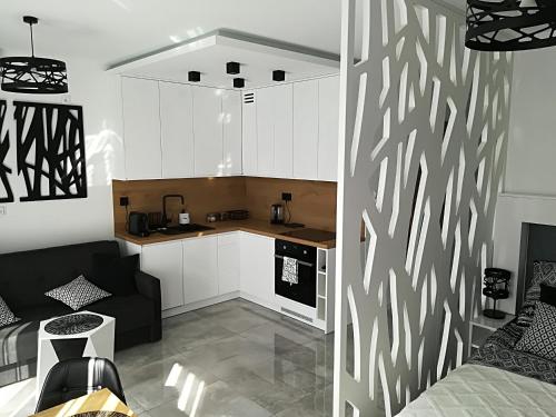 Η κουζίνα ή μικρή κουζίνα στο Apartament Wrocław Centrum Dorzecze Legnickiej