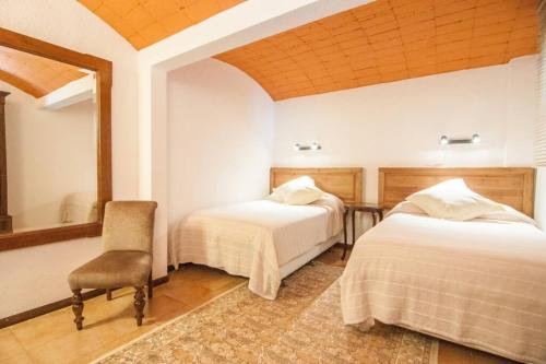 A bed or beds in a room at Magic Place