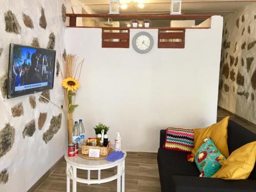 Posezení v ubytování Eco-Edén Adults Only