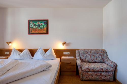 En eller flere senge i et værelse på Apartment 5 - Zur Sonne