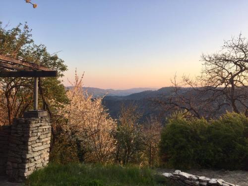 a view of the mountains from a house with a view at Casa Langa di Lola in Mango