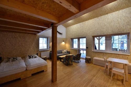 Postel nebo postele na pokoji v ubytování Montanie Resort