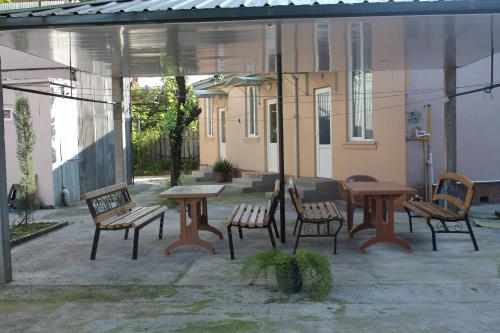 Iren Apartmentにあるパティオまたは屋外エリア