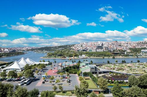 a view of a city with a river and buildings at Clarion Hotel Golden Horn in Istanbul