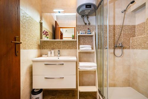 Ванна кімната в Apartments Milka