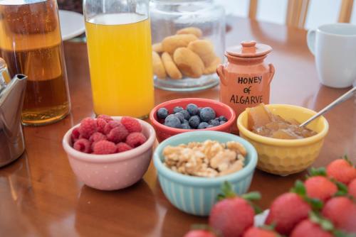 Comida en la casa de huéspedes o alrededores