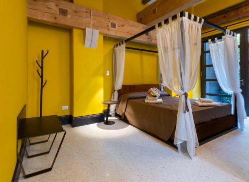Llit o llits en una habitació de Residence Poli Venezia