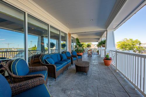 Balkón nebo terasa v ubytování Hotel LBI