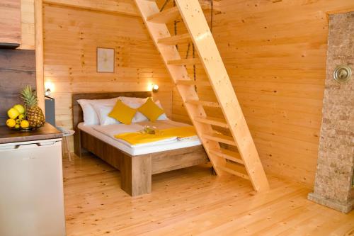 Кровать или кровати в номере Cottage Lana