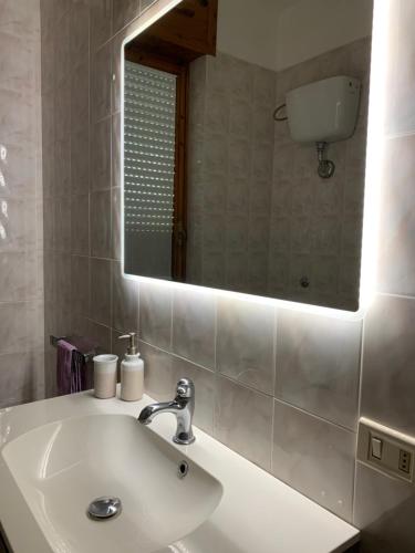 Kúpeľňa v ubytovaní a casa di barbara