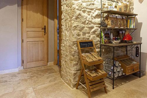 Knihovna v bed and breakfast
