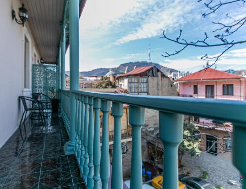 Balkón nebo terasa v ubytování Hotel VIP