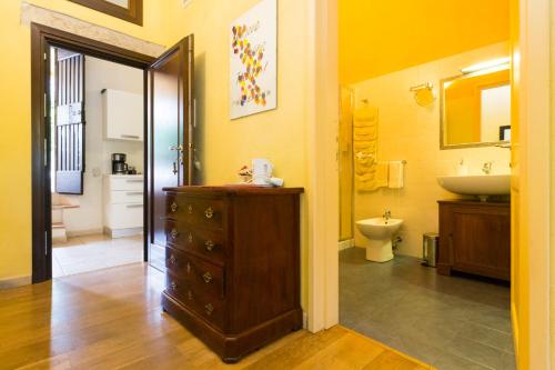 Koupelna v ubytování B&B Corte delle Muse