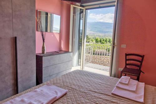Nespecifikovaný výhled na hory nebo výhled na hory při pohledu z bed and breakfast