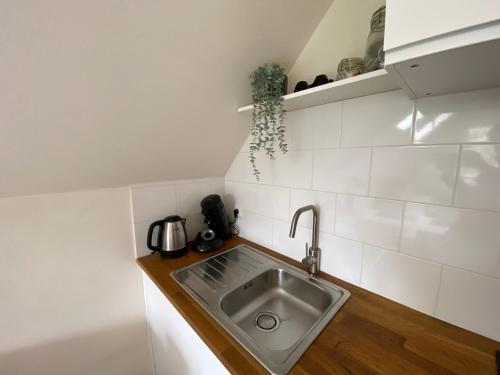 Kuchyň nebo kuchyňský kout v ubytování Zandvoort Central Apartment