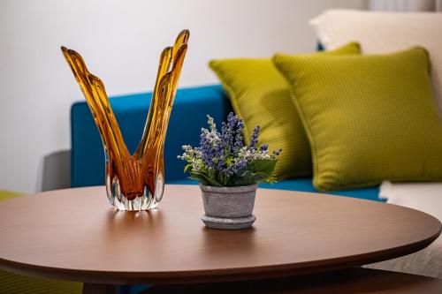 Posezení v ubytování Fresh Living Suites