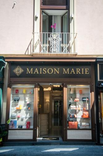 a store front of a malcolm marie store at Maison Marie in Sorrento