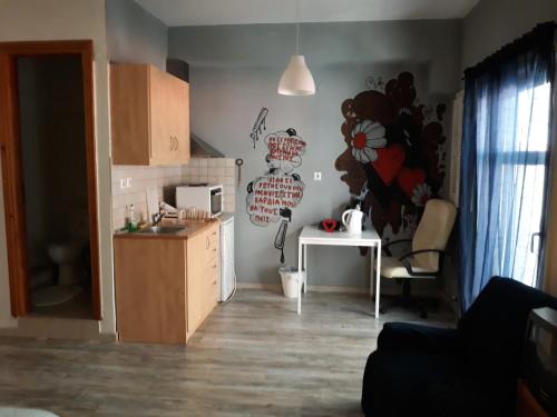 The studio with the bohemian ambiance