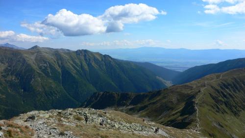 a view of the mountains from the top of a mountain at ADEMI Apartments in Smrečany