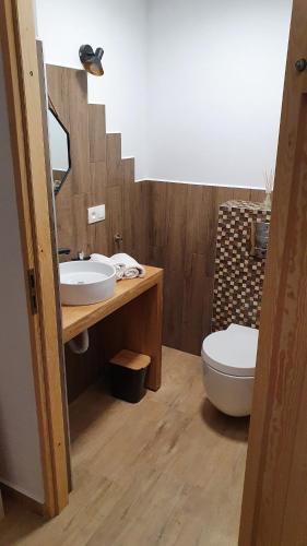 Kylpyhuone majoituspaikassa Olecka-Chata