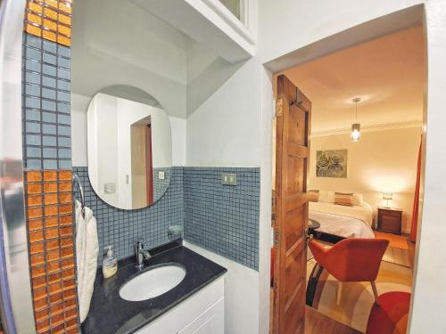 Koupelna v ubytování Hostal Boutique Casa La Barca