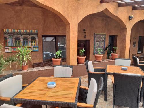 Restaurace v ubytování Hacienda Apartmanok