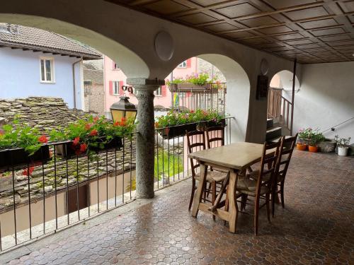 Balkón nebo terasa v ubytování Hotel Antico
